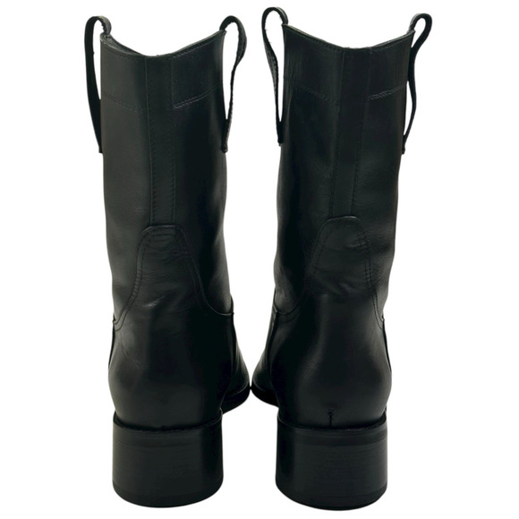 Bibi Lou Briana Western Boots Black Leather Womens Size EU 39 US 8-8.5 New $295 - Picture 4 of 12